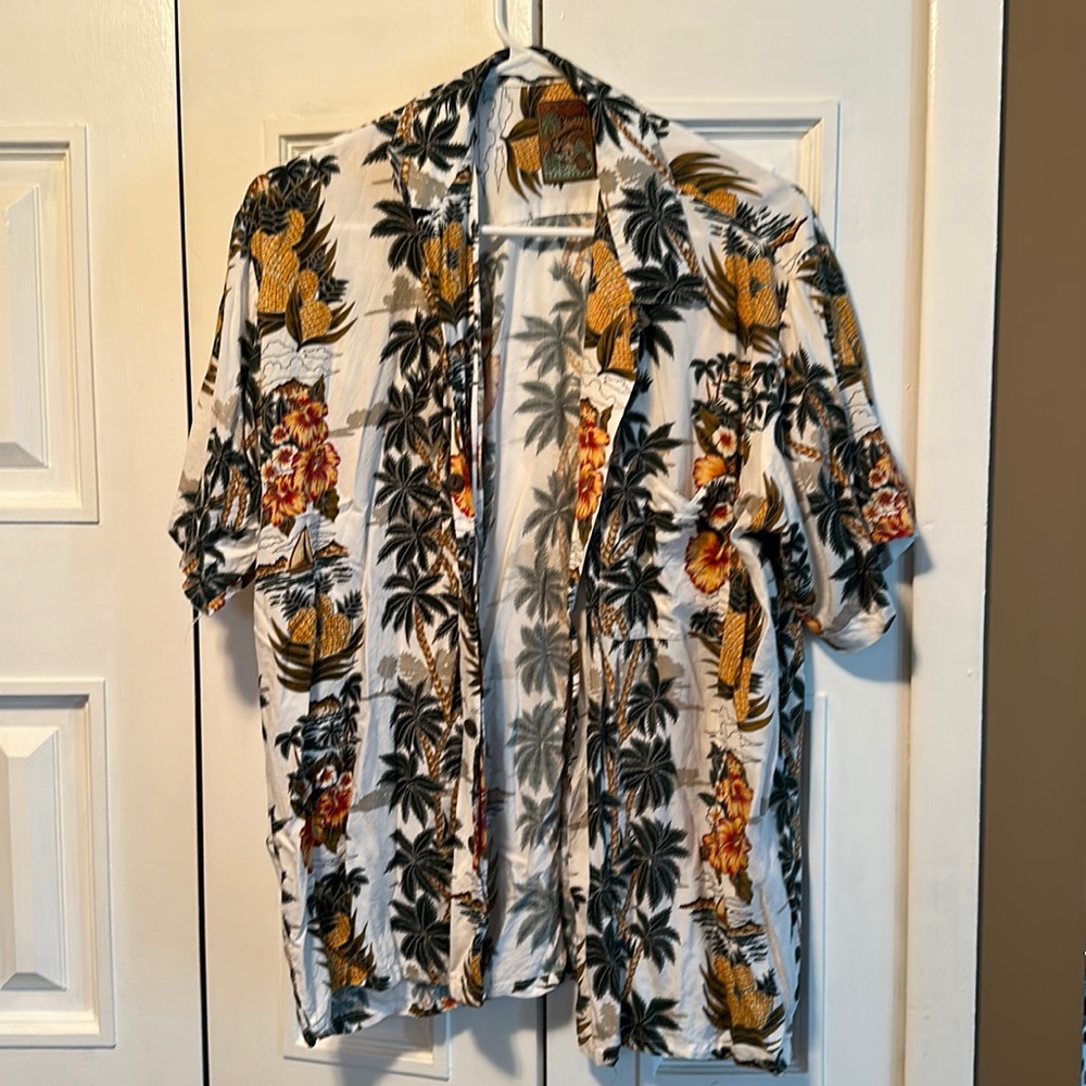 Pinapple Hawaiian Beach Shirt
